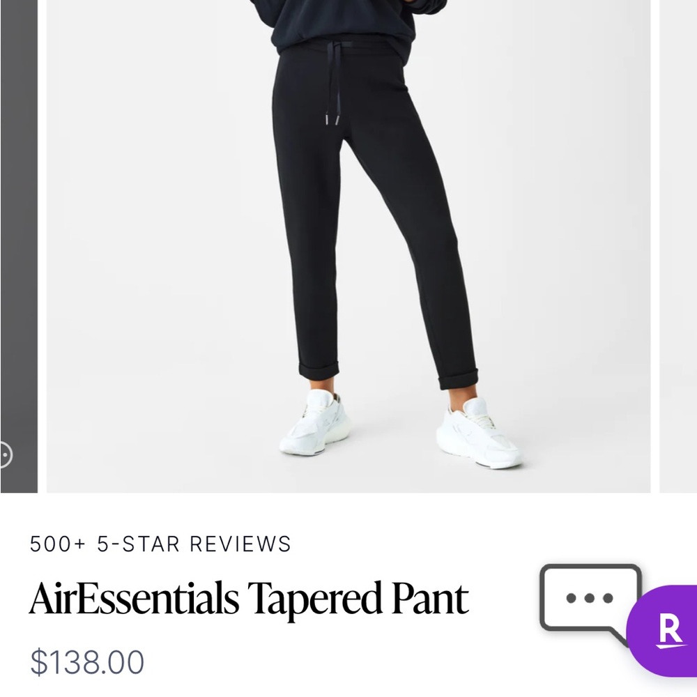 Spanx AirEssentials Tapered Pant, Size L